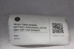 REAR TURN SIGNAL LEFT (NO LENS) 35604-31F30 2001 GSF1200 SUZUKI BANDIT