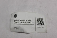 Ignition Switch w /Key #71532-03 2009 FLHTCU Harley Davidson