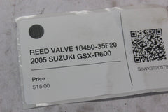 REED VALVE 18450-35F20 2005 SUZUKI GSX-R600