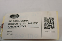 RELEASE, COMP, CLUTCH 13102-1140 1998 Kawasaki ZX-9R Ninja