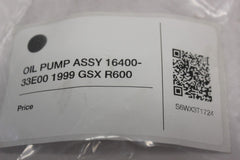 OIL PUMP ASSY 16400-33E00 1999 GSX R600