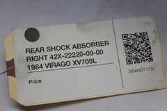 REAR SHOCK ABSORBER RIGHT 42X-22220-09-00 1984 VIRAGO XV700L