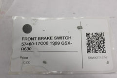 FRONT BRAKE SWITCH 57460-17C00 1999 Suzuki GSX-R600