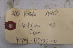 Crankcase Cover 3 99999-03825-00 2002 Yamaha RoadStar XV1600A