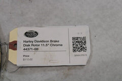 Harley Davidson Front Brake Disk Rotor 11.5" Chrome 44371-00 Harley Davidson