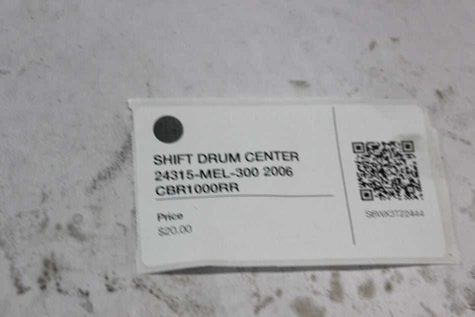 SHIFT DRUM CENTER 24315-MEL-300 2006 HONDA CBR1000RR