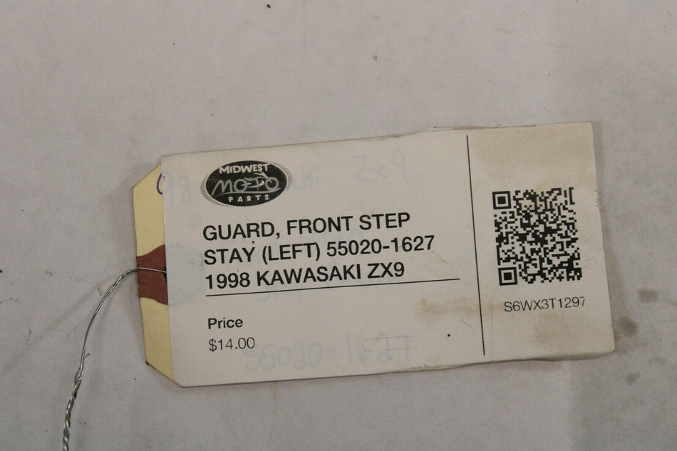 GUARD, FRONT STEP STAY (LEFT) 55020-1627 1998 Kawasaki ZX-9R Ninja