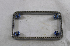 Cruiser Accessories License Plate Frame Chrome Harley Davidson Dyna Low Rider