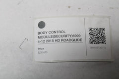 BODY CONTROL MODULE (SECURITY) 69994-12 2015 Harley Davidson Roadglide