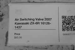 Air Switching Valve 2007 Kawasaki ZX-6R 16126-1437