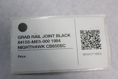 GRAB RAIL JOINT BLACK 84155-ME5-000 1984 Honda Nighthawk CB650SC