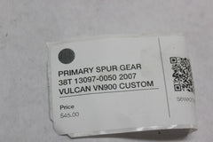 PRIMARY SPUR GEAR 38T 13097-0050 2007 VULCAN VN900 CUSTOM