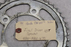 OEM Honda Motorcycle 1999 CBR600F4 Final Driven Sprocket 45T 41201-MBW-670