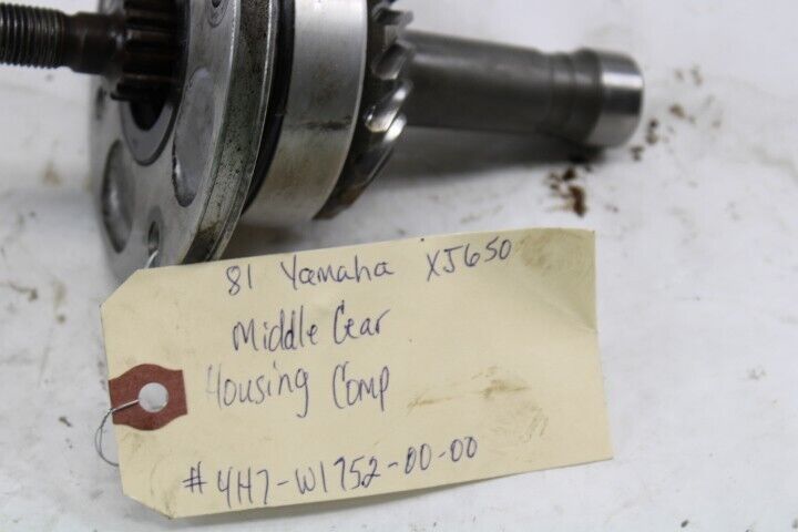 OEM Yamaha Motorcycle 1981 XJ650 Middle Gear Housing Comp 4H7-W1752-00