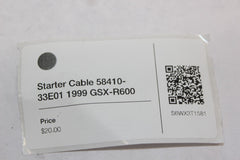 Starter Cable 58410-33E01 1999 Suzuki GSX-R600