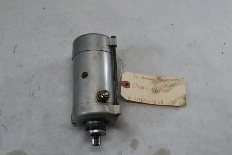 OEM Kawasaki Motorcycle Electric Starter Motor 1986 Voyager 1200 Red 21163-1235