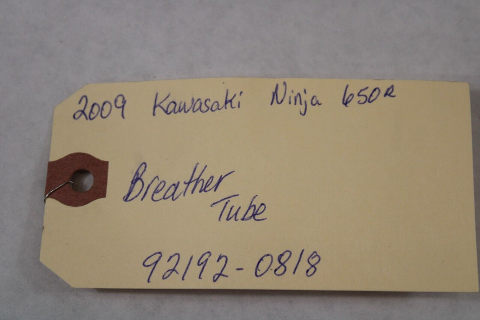 Breather Tube 92192-0818 2009 Kawasaki 650R Ninja EX650C9F