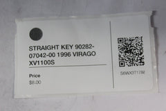 STRAIGHT KEY 90282-07042-00 1996 Yamaha VIRAGO XV1100S