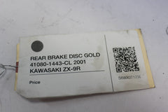 REAR BRAKE DISC GOLD 41080-1443-CL 2001 KAWASAKI ZX-9R