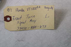 Front Turn Signal Left 33450-MBA-673 2007 Honda Shadow Sabre VT1100C2