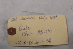 Outer Chain Adjuster 33040-0026-458 2009 Kawasaki 650R Ninja EX650C9F