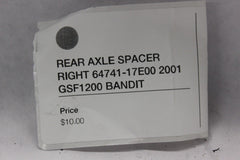 REAR AXLE SPACER RIGHT 64741-17E00 2001 GSF1200 SUZUKI BANDIT