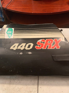 OEM Yamaha 440 SRX Snowmobile Side Hood Assembly LEFT Vintage Sled