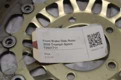 Front Brake Disk Rotor 2005 Triumph Sprint T2021711