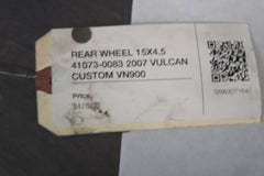 REAR WHEEL 15" X 4.5" 41073-0083 2007 VULCAN CUSTOM VN900