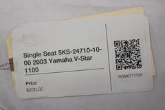 Single Seat 5KS-24710-10-00 2003 Yamaha V-Star 1100