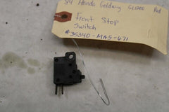 OEM Honda Motorcycle Front Brake Stop Switch 1984 Goldwing GL1200A 35340-MA5-671