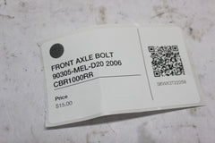 FRONT AXLE BOLT 90305-MEL-D20 2006 CBR1000RR