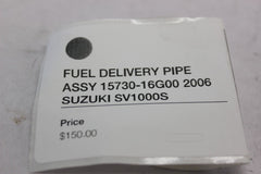 FUEL DELIVERY PIPE ASSY 15730-16G00 2006 SUZUKI SV1000S