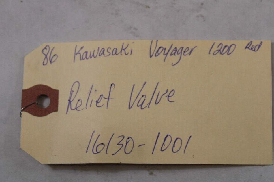 Relief Valve 16130-1001 1986 Kawasaki Voyager ZG1200
