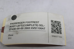 PASSENGER FOOTREST ASSY LEFT (COMPLETE) 5EL-27430-00-00 2003 XVS1100AT SILVERADO