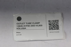 OUTLET TUBE CLAMP 13826-41F00 2003 VL800 VOLUSIA