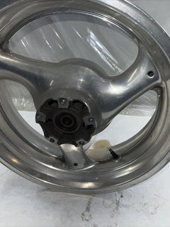 OEM Suzuki Motorcycle Rear Wheel Polished 17” X 5.5” 1986 GSX1100R