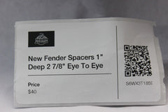 New Fender Spacers 1" Deep 2 7/8" Eye To Eye