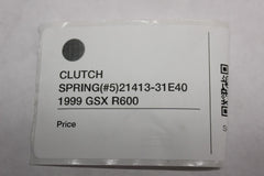 CLUTCH SPRING (#5) 21413-31E40 1999 GSX R600