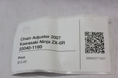 Chain Adjuster 2007 Kawasaki Ninja ZX-6R 33040-1180