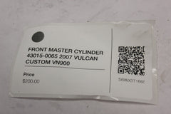 FRONT MASTER CYLINDER 43015-0065 2007 VULCAN CUSTOM VN900