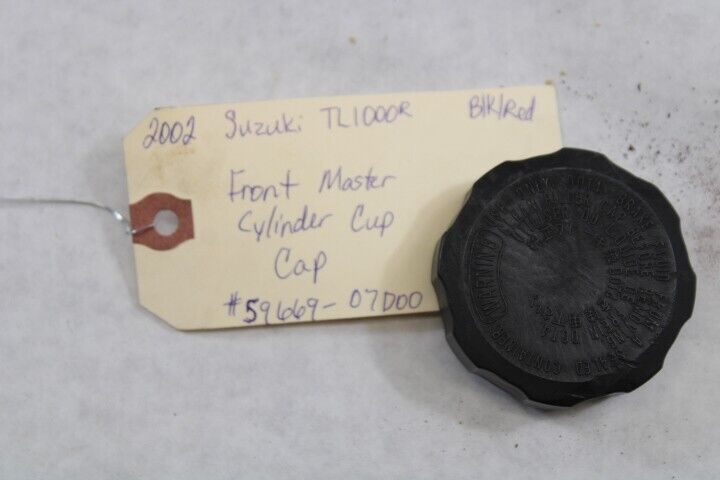 Rear Master Cylinder Cap 59669-07D00 OEM Suzuki Motorcycle 2002 TL1000