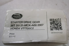 Starter Drive Gear 36T 28131-MCK-A00 2007 Honda VT1100C2