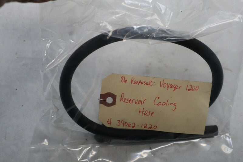 OEM Kawasaki Motorcycle Reservoir Cooling Hose 1986 Voyager 1200 Red 39062-1220