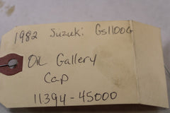 1982 Suzuki GS1100G Z Oil Gallery Cap 11394-45000