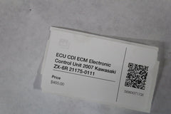 ECU CDI ECM Electronic Control Unit 2007 Kawasaki ZX-6R 21175-0111