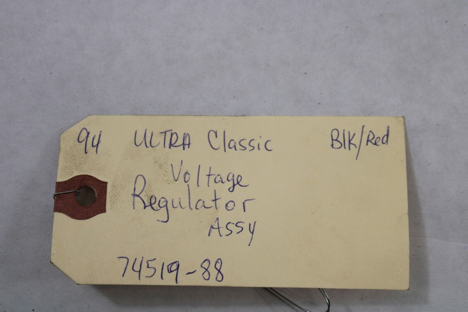 Voltage Regulator Assy 74519-88 1994 Harley Davidson Ultra Classic