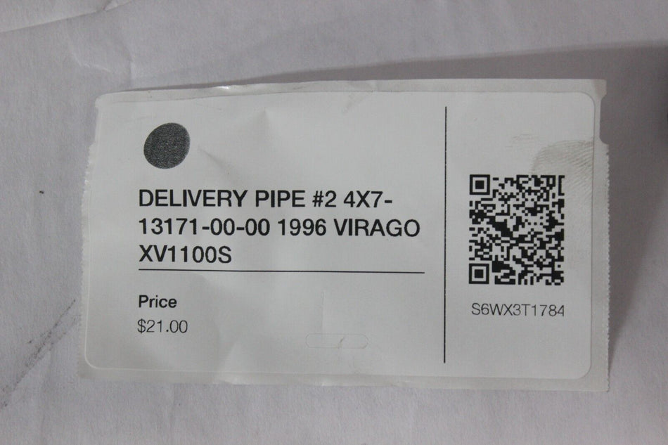 DELIVERY PIPE #2 4X7-13171-00-00 1996 Yamaha VIRAGO XV1100S