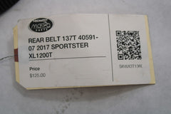 REAR BELT 137T 40591-07 2017 SPORTSTER XL1200T Harley Davidson SuperLow