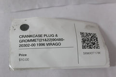 CRANKCASE PLUG & GROMMET 90480-20302-00 1996 Yamaha VIRAGO XV1100S